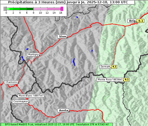 Niederschlag, 18. 12. 2025