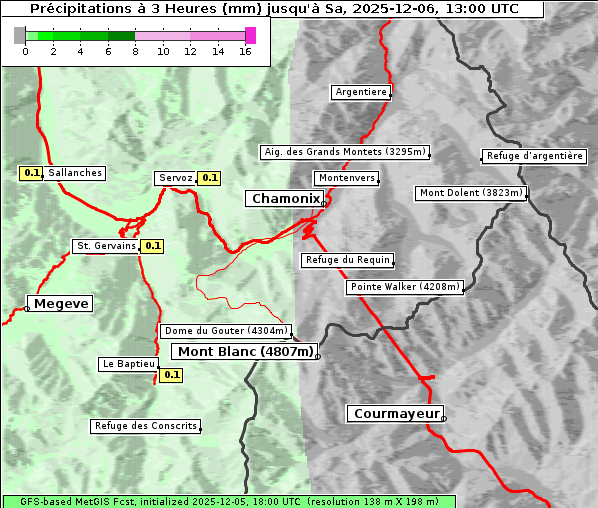 Niederschlag, 6. 12. 2025