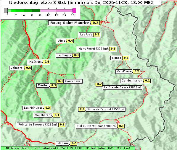 Niederschlag, 20. 11. 2025