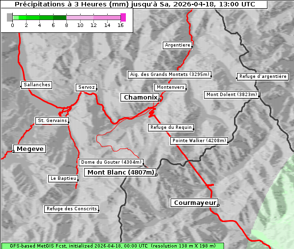 Niederschlag, 18. 4. 2026