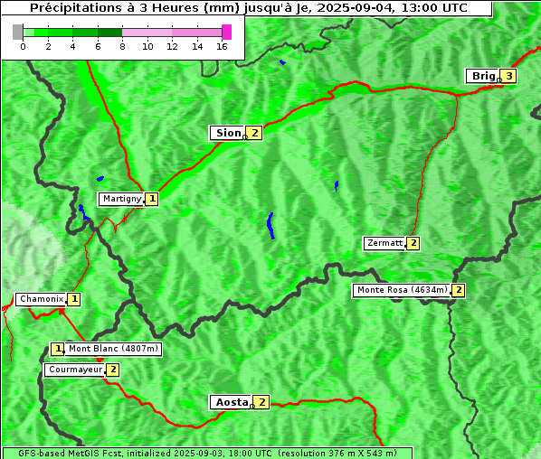 Niederschlag, 4. 9. 2025