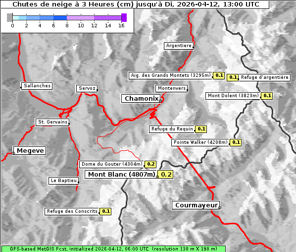 Neuschnee, 12. 4. 2026