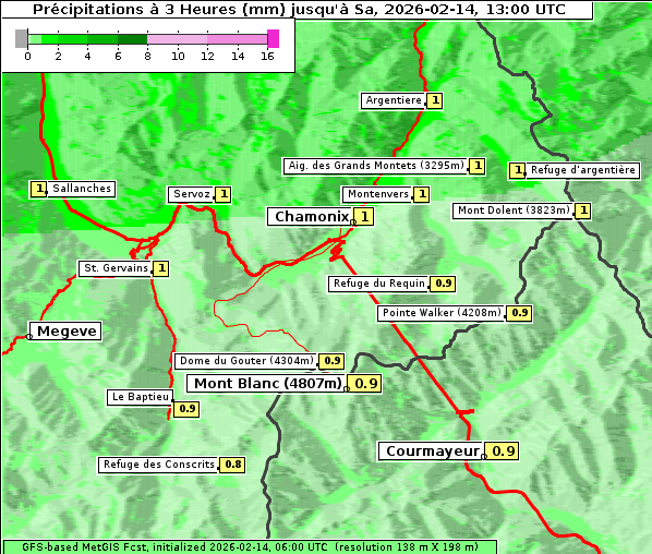 Niederschlag, 14. 2. 2026