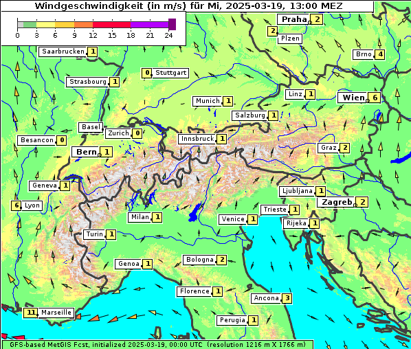 Wind, 19. 3. 2025