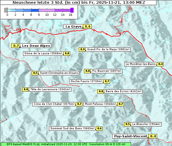 Neuschnee, 21. 11. 2025