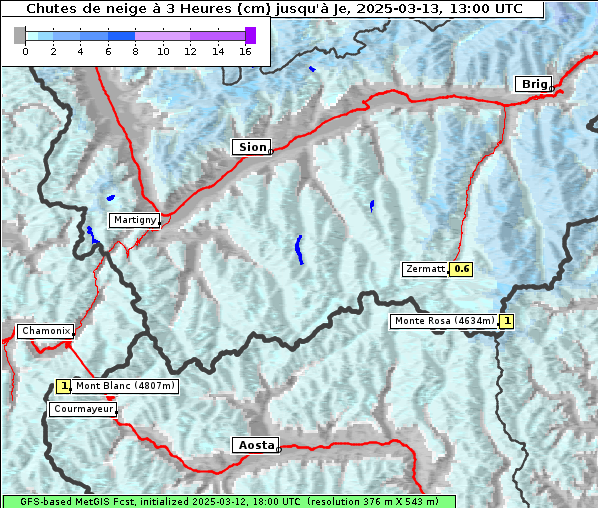 Neuschnee, 13. 3. 2025