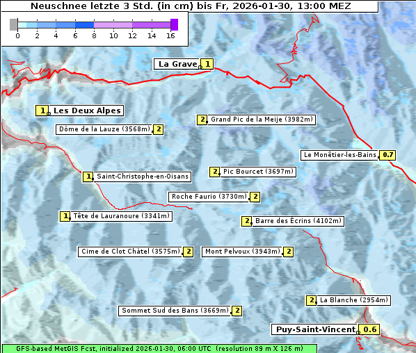 Neuschnee, 30. 1. 2026
