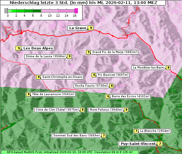 Niederschlag, 11. 2. 2026