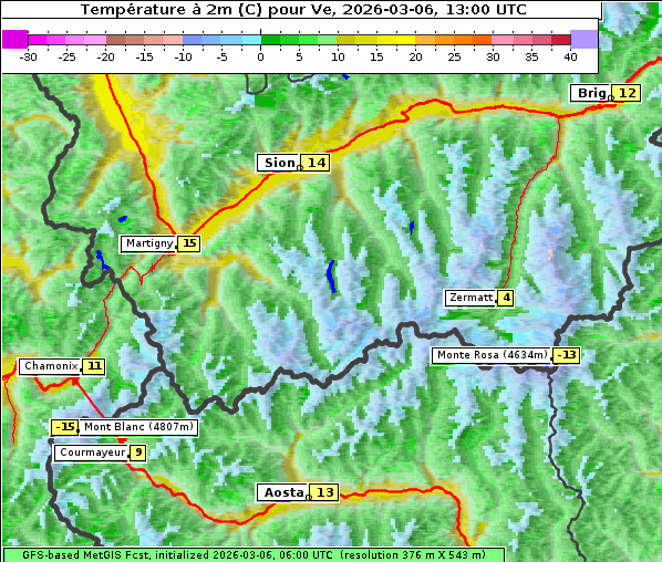 Temperatur, 6. 3. 2026