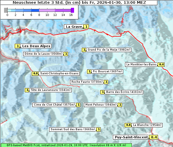 Neuschnee, 30. 1. 2026
