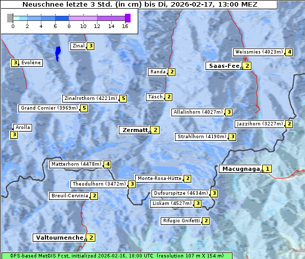 Neuschnee, 17. 2. 2026