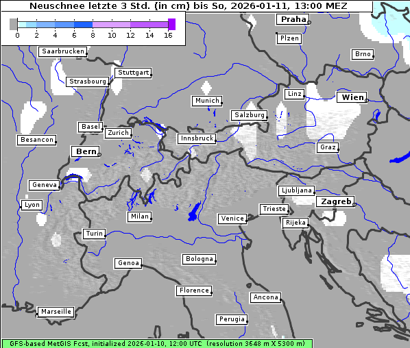 Neuschnee, 11. 1. 2026