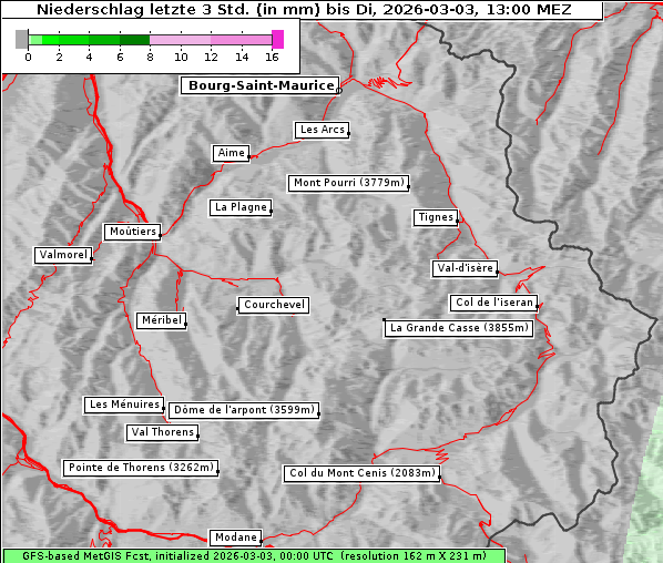 Niederschlag, 3. 3. 2026
