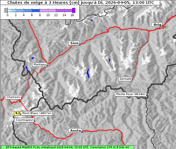 Neuschnee, 5. 4. 2026