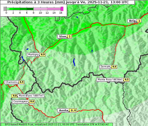 Niederschlag, 21. 11. 2025