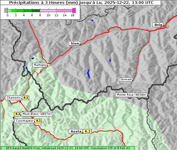 Niederschlag, 22. 12. 2025