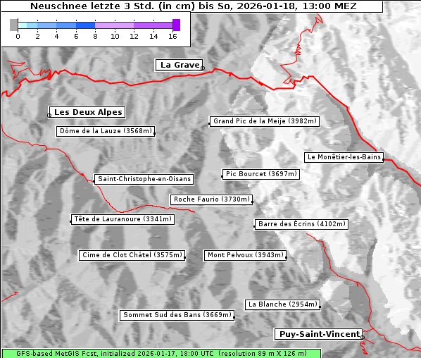 Neuschnee, 18. 1. 2026