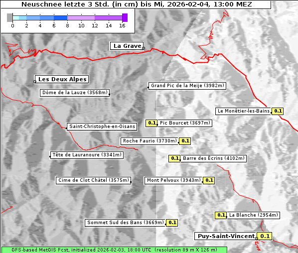 Neuschnee, 4. 2. 2026