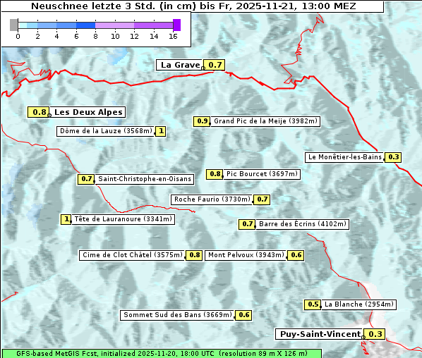 Neuschnee, 21. 11. 2025