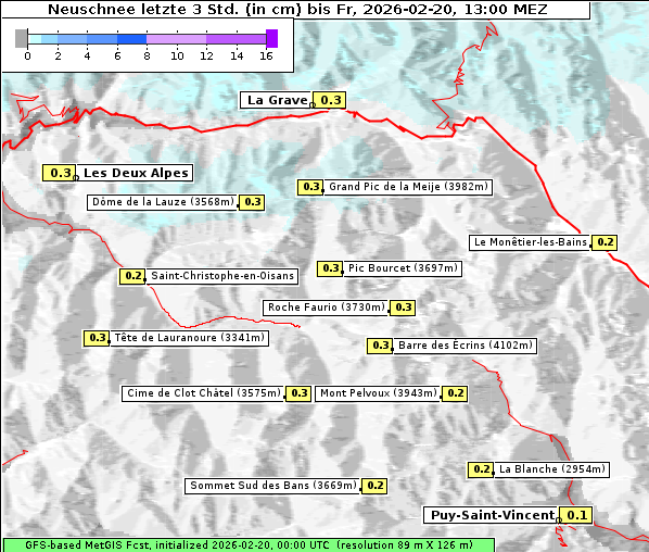 Neuschnee, 20. 2. 2026