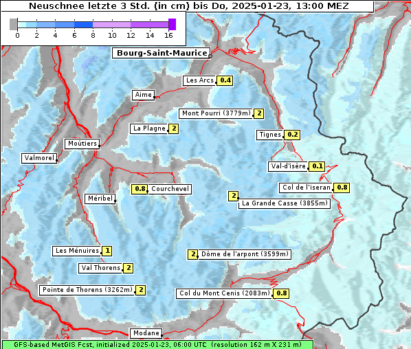 Neuschnee, 23. 1. 2025