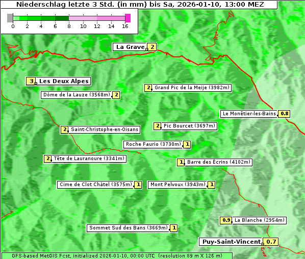 Niederschlag, 10. 1. 2026