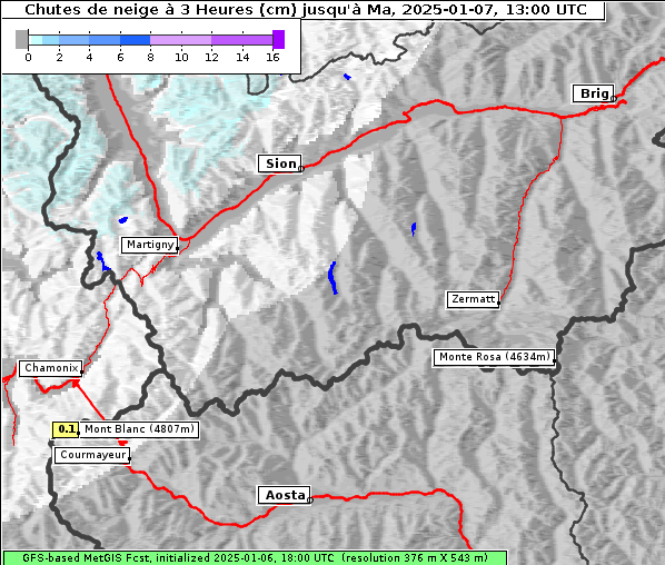 Neuschnee, 7. 1. 2025