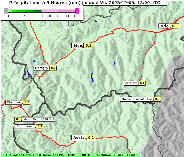 Niederschlag, 5. 12. 2025