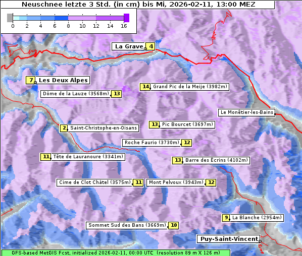 Neuschnee, 11. 2. 2026