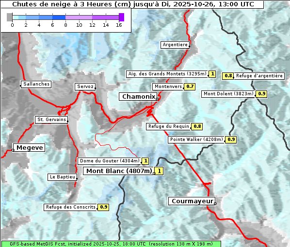 Neuschnee, 26. 10. 2025