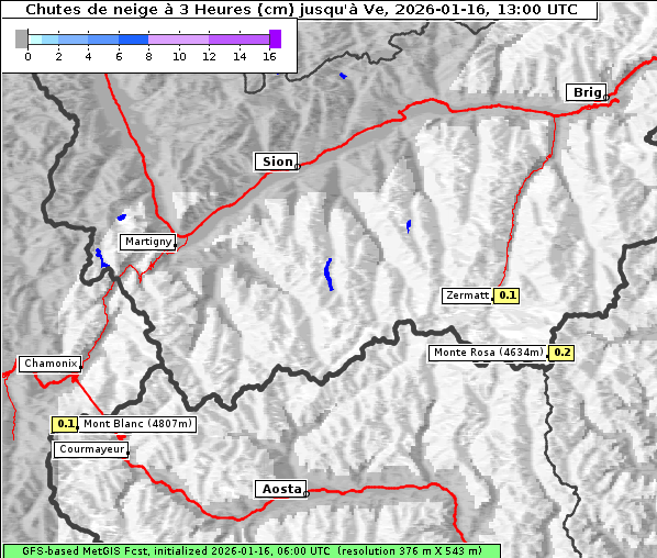 Neuschnee, 16. 1. 2026
