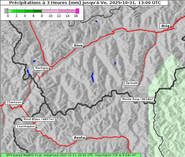 Niederschlag, 31. 10. 2025