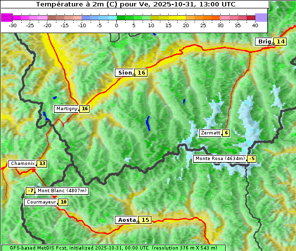 Temperatur, 31. 10. 2025