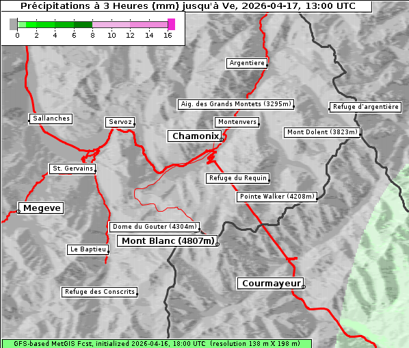 Niederschlag, 17. 4. 2026