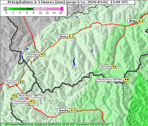 Niederschlag, 2. 3. 2026