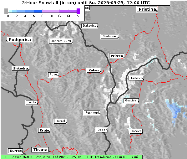 Neuschnee, 25. 5. 2025