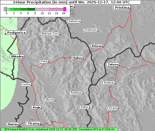 Niederschlag, 17. 12. 2025
