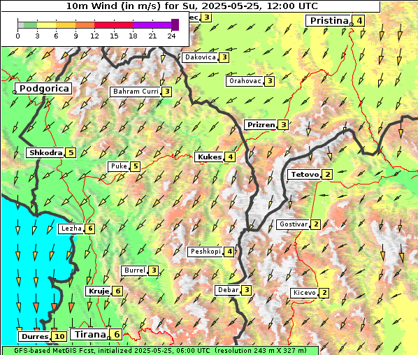 Wind, 25. 5. 2025