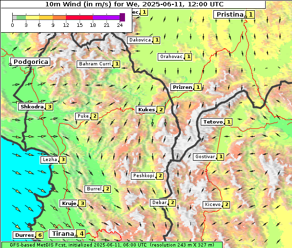 Wind, 11. 6. 2025