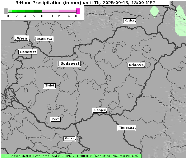 Niederschlag, 18. 9. 2025