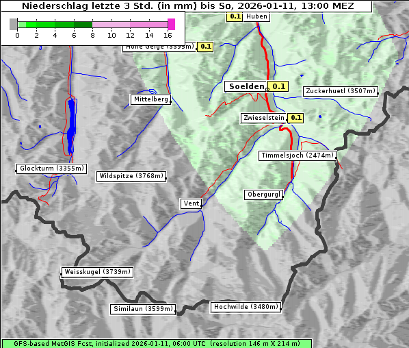 Niederschlag, 11. 1. 2026