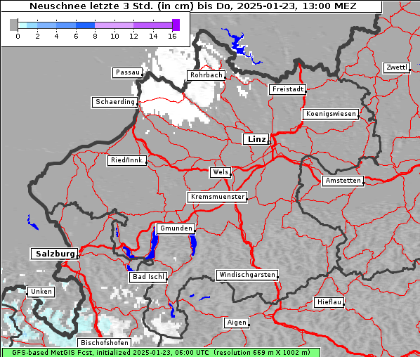 Neuschnee, 23. 1. 2025