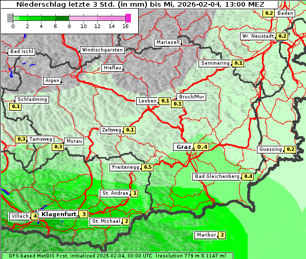 Niederschlag, 4. 2. 2026