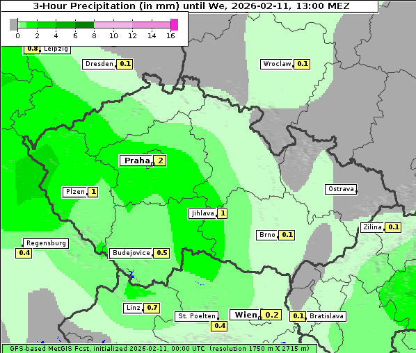Niederschlag, 11. 2. 2026