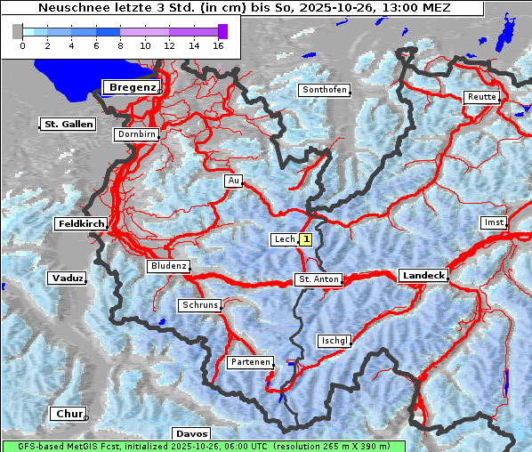 Neuschnee, 26. 10. 2025