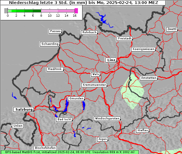 Niederschlag, 24. 2. 2025