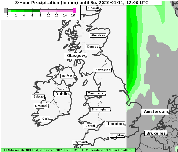 Niederschlag, 11. 1. 2026