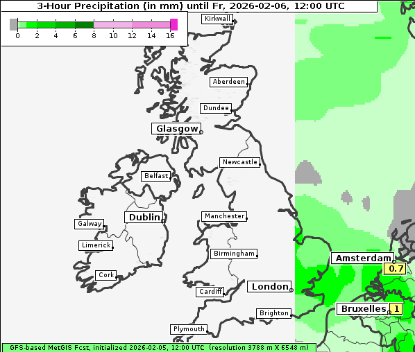 Niederschlag, 6. 2. 2026
