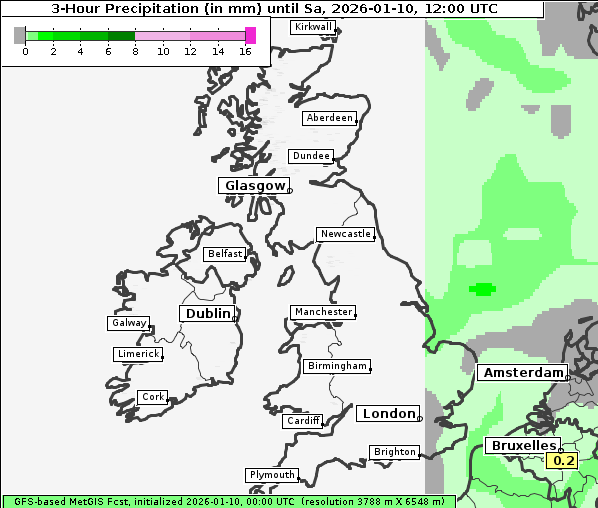 Niederschlag, 10. 1. 2026