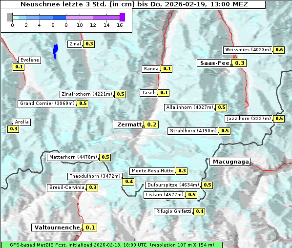 Neuschnee, 19. 2. 2026